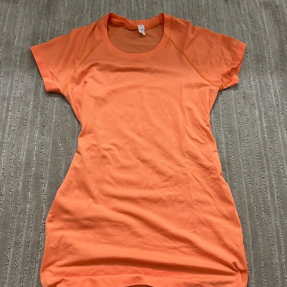Lulu Women's Orange Athletic Top